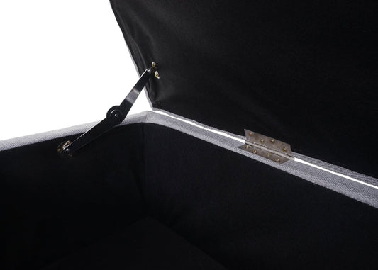 Cosmo Casa - Opbergkist Kriens - Stof - Lichtgrijs