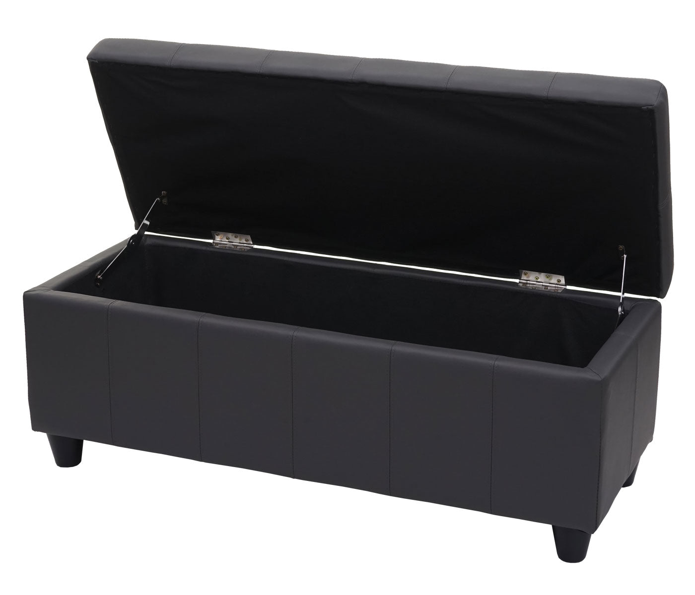 Cosmo Casa - Opbergkist Kriens - Imitatieleer - Matgrijs