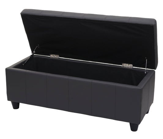 Cosmo Casa - Opbergkist Kriens - Imitatieleer - Matgrijs