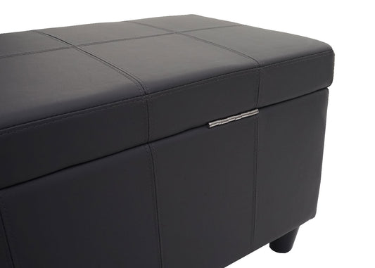 Cosmo Casa - Opbergkist Kriens - Imitatieleer - Matgrijs