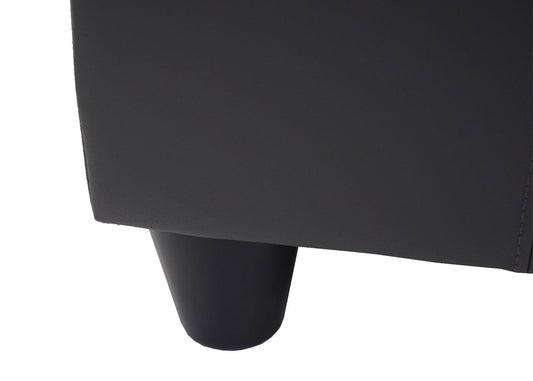 Cosmo Casa - Opbergkist Kriens - Imitatieleer - Matgrijs