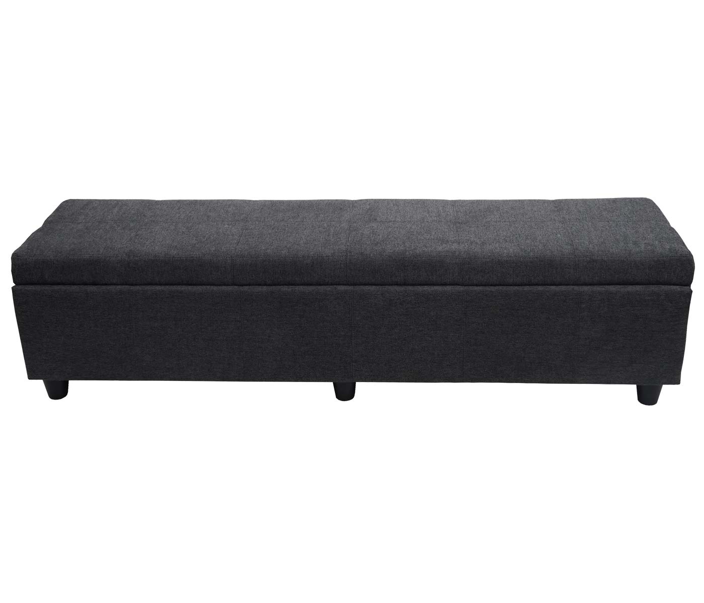 Cosmo Casa - Opbergkist Kriens XXL - Stof - Donkergrijs