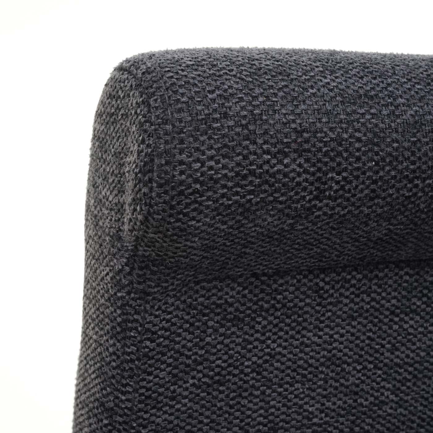 Cosmo Casa - Set van 2 Barkrukken - Houten Barkrukken - Stof - Donkergrijs