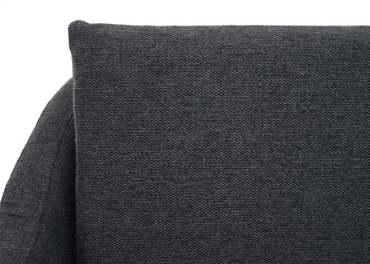 Cosmo Casa - Lounge Stoel - Cocktailfauteuil Relaxstoel - Textiel - Donkergrijs