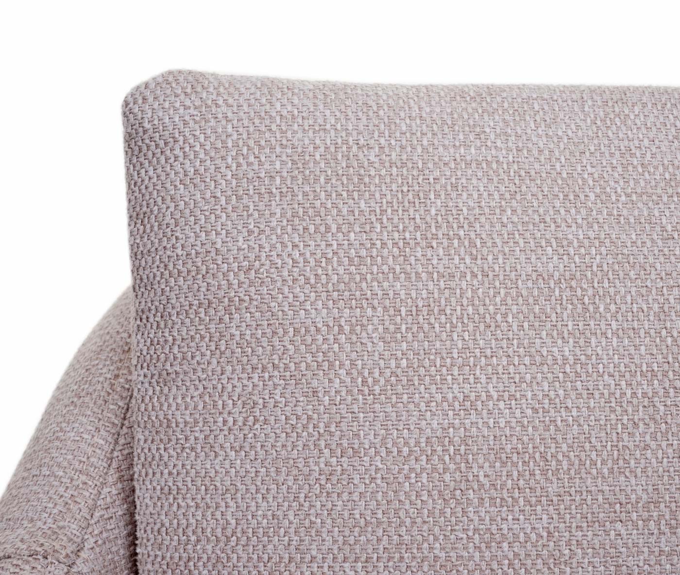 Cosmo Casa - Barkruk - Barstoel met Voetensteun - Textiel - Crèmebeige