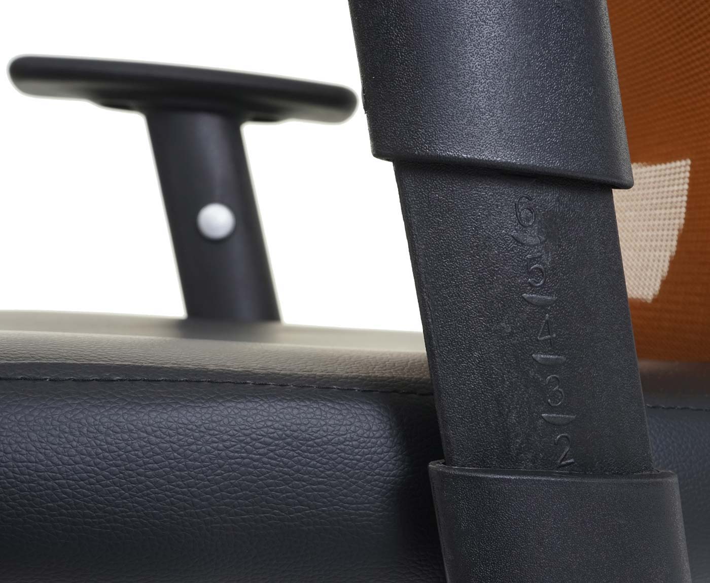 Cosmo Casa - Bureaustoel - Professionele Directiestoel - Kunstleer - Bruin