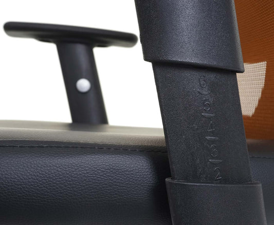 Cosmo Casa - Bureaustoel - Professionele Directiestoel - Kunstleer - Bruin