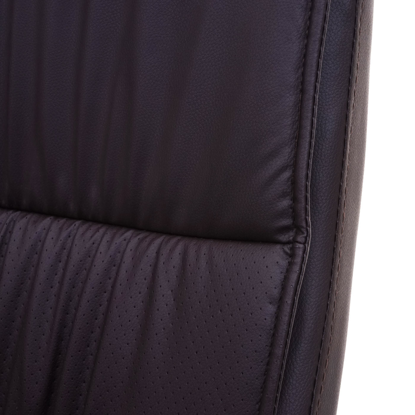 Cosmo Casa - Conferentiestoel - Bezoekersstoel Cantilever - Kunstleer - Bruin