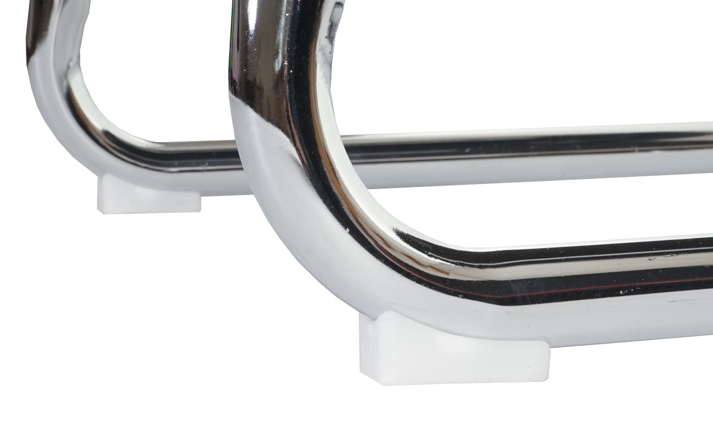 Cosmo Casa - Conferentiestoel - Bezoekersstoel Cantilever - Kunstleer - Zwart