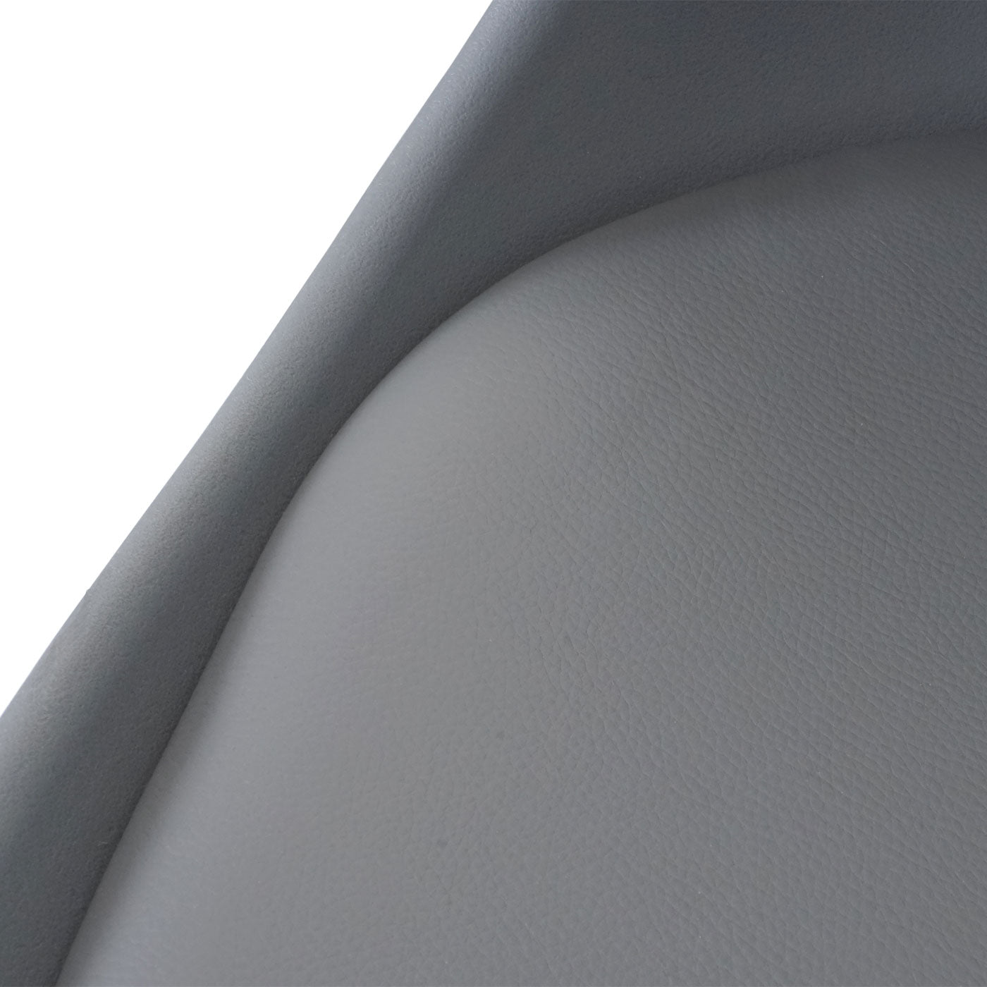 Cosmo Casa - Eetkamerstoel - Draaistoel met Verstelbare Hoogte - Kunstleer - Donkergrijs