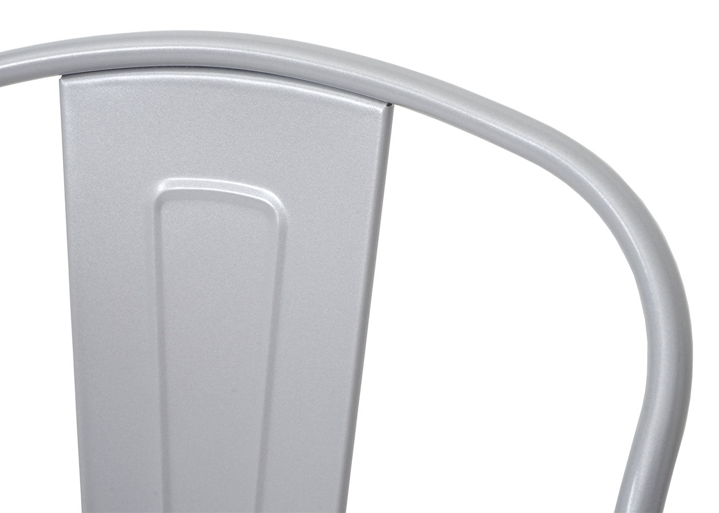 Cosmo Casa - Barkruk - Houten zitting - Metaal & Hout - Grijs