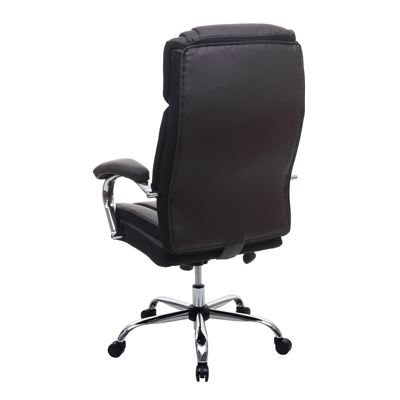 Cosmo Casa - Bureaustoel XXL - Belastbaar tot 220 kg - Kunstleer - Bruin