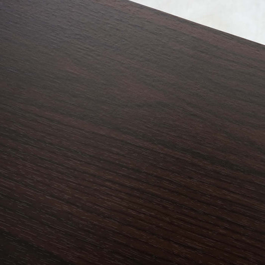 Cosmo Casa - Boekenplank - Met 5 niveaus - Hout en metaal - Donkerbruin - 183x80cm