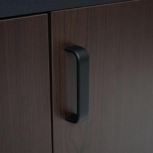 Cosmo Casa - Schoenenkast met Zitplaatsen - Ladekast & Bank met Kussens - 3D-Structuur Metaal - Donkerbruin