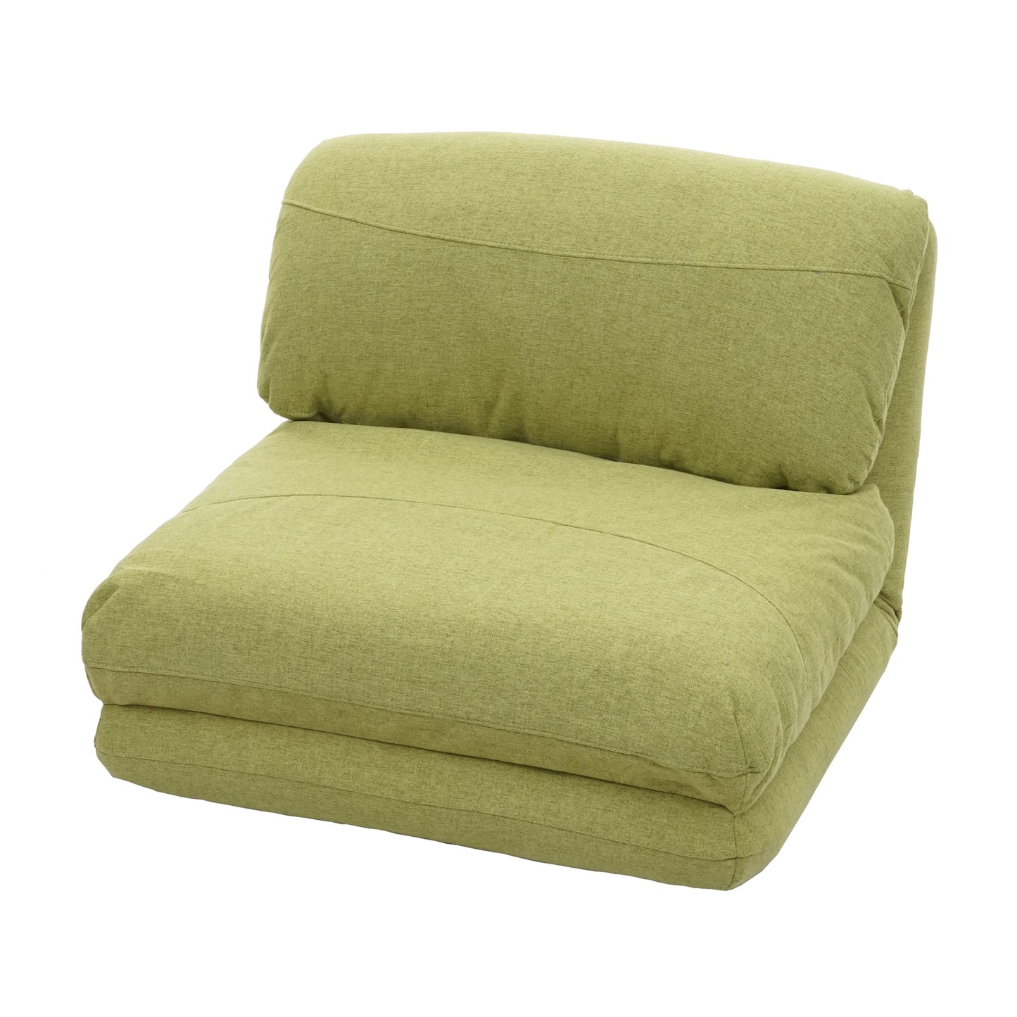 Cosmo Casa - Slaapfauteuil - Opklapbaar design - Stof/textiel - Groen