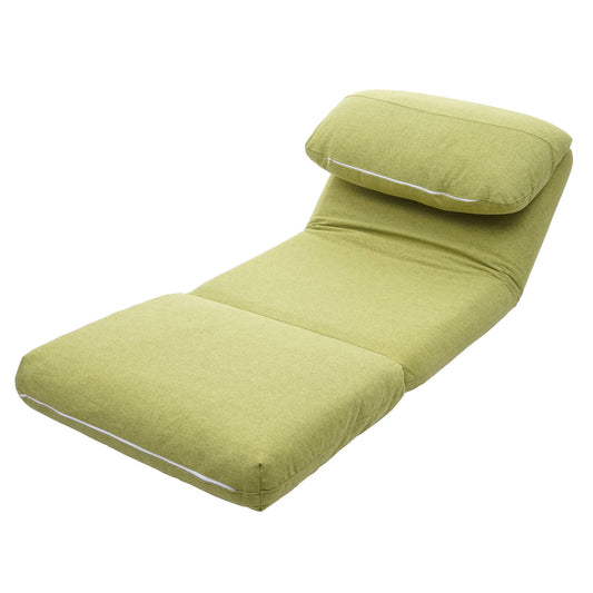 Cosmo Casa - Slaapfauteuil - Opklapbaar design - Stof/textiel - Groen