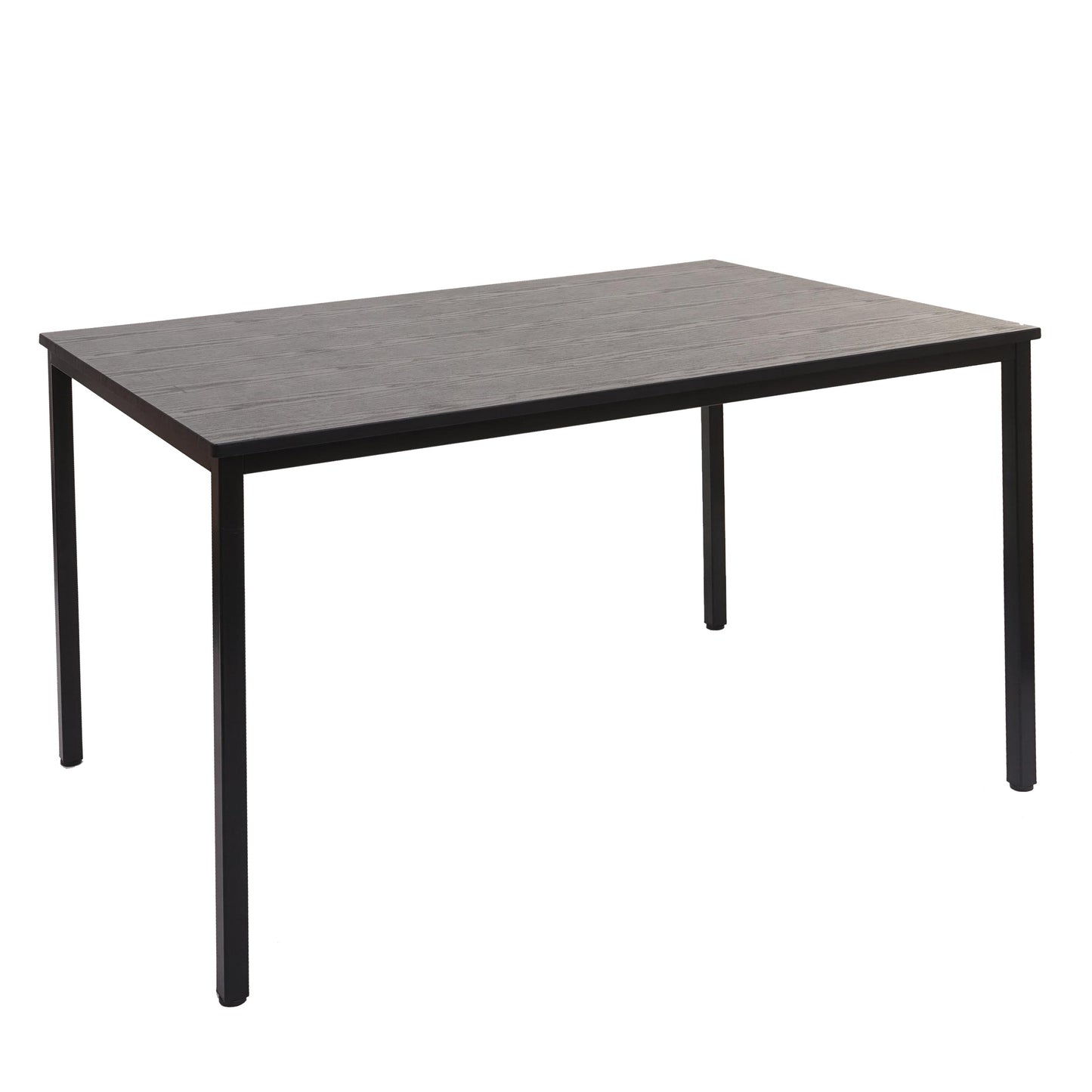 Cosmo Casa - Braila Bureau - Vergadertafel - Kantoortafel - Seminartafel - 120x80cm - MDF - Zwarte Eikenlook