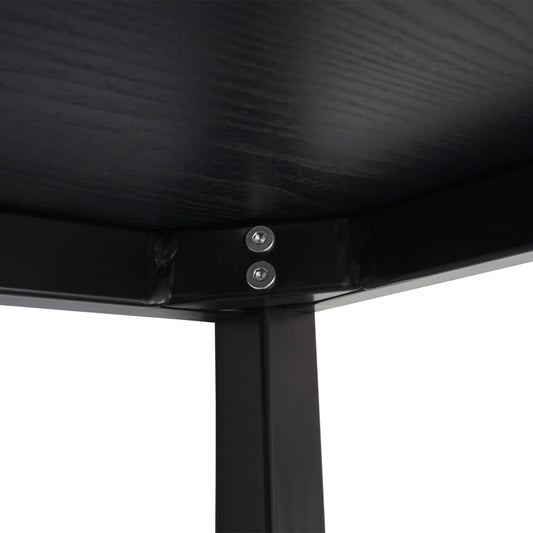 Cosmo Casa - Braila Bureau - Vergadertafel - Kantoortafel - Seminartafel - 120x80cm - MDF - Zwarte Eikenlook