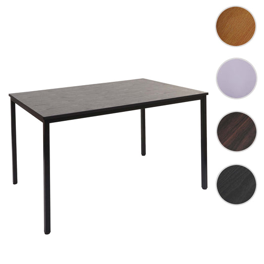 Cosmo Casa - Braila Bureau - Vergadertafel - Kantoortafel - Seminartafel - 120x80cm - MDF - Zwarte Eikenlook