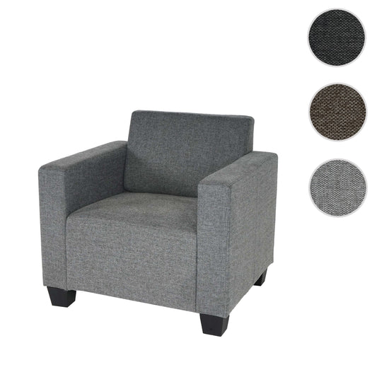 Cosmo Casa - Fauteuil - Lounge ontwerp - Textiel - Grijs