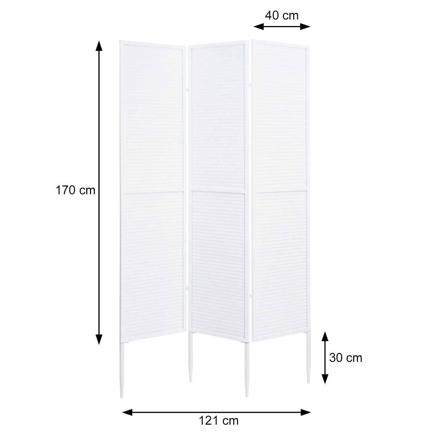 Cosmo Casa - Tuinscherm - Roomdivider - Privacyscherm - Metaal - 200x121cm - Zwart
