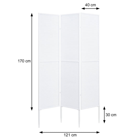Cosmo Casa - Tuinscherm - Roomdivider - Privacyscherm - Metaal - 200x121cm - Zwart