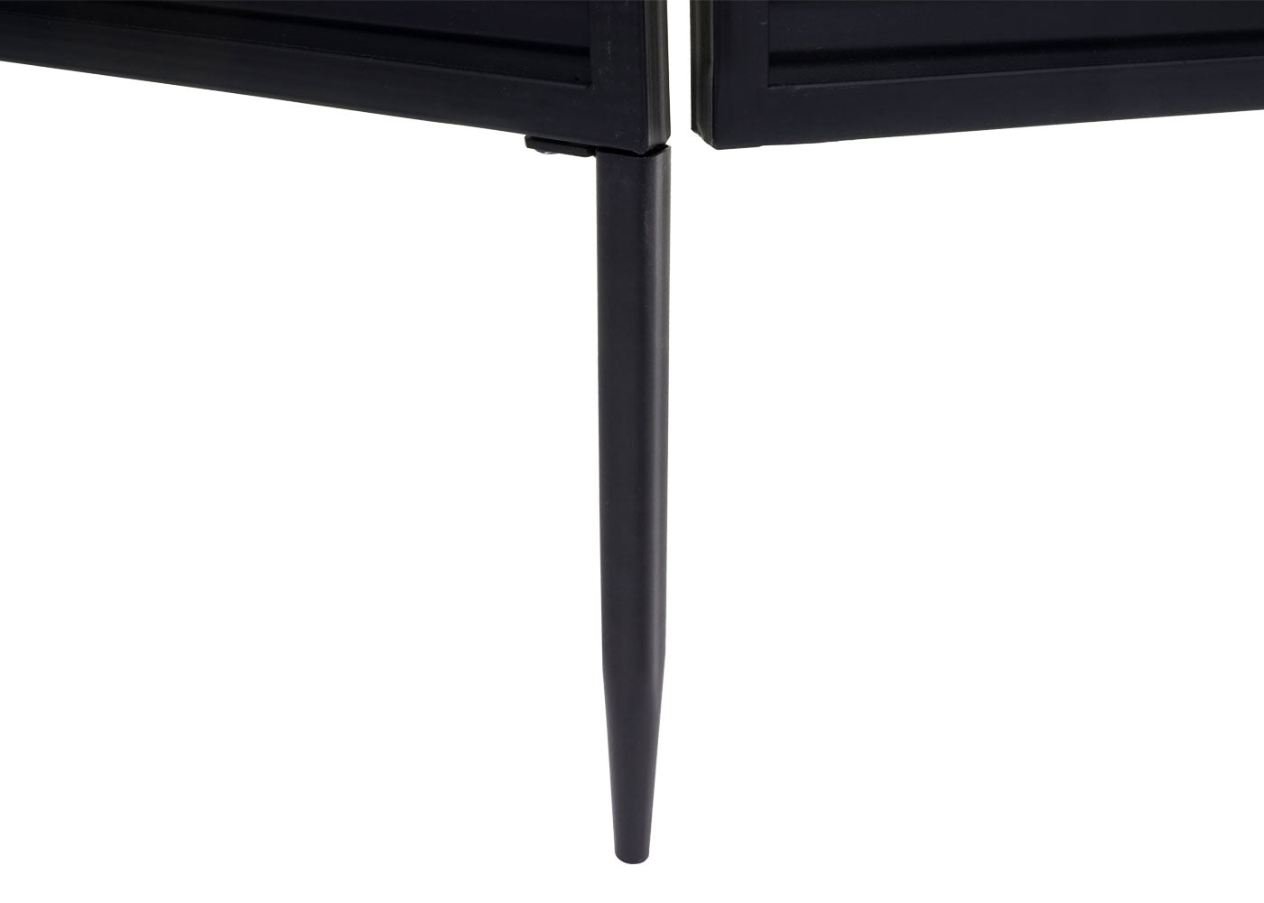 Cosmo Casa - Tuinscherm - Roomdivider - Privacyscherm - Metaal - 200x121cm - Zwart