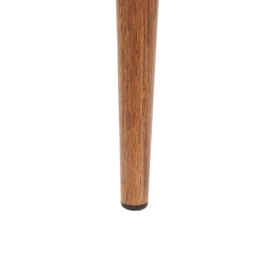 Cosmo Casa - Set van 2 Barkrukken - Barkruk - Keukenkruk met Rugleuning - Metaal Houtlook - Stoftextiel - Crème Beige