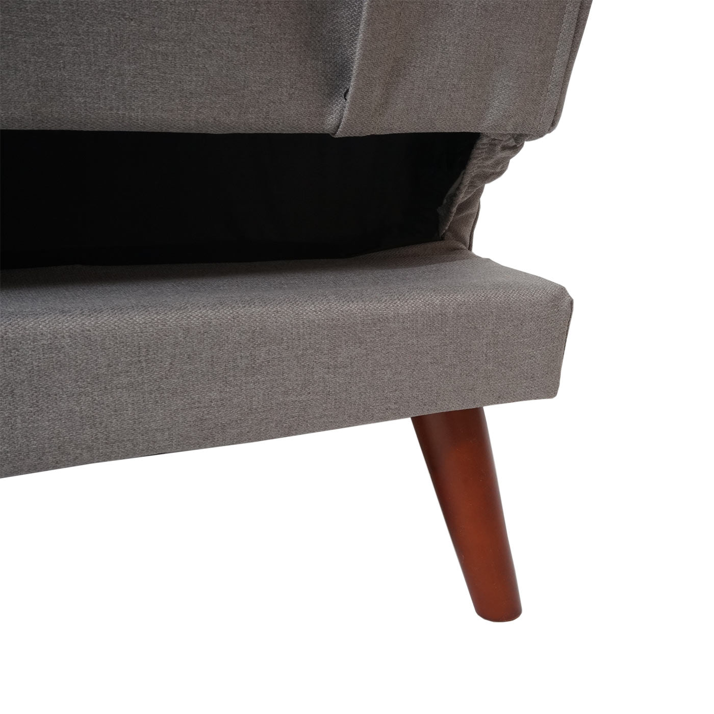 Cosmo Casa - Hoekbank L-vorm 3-zits - Slaapfunctie - Stof textiel - Grijs - 280 cm