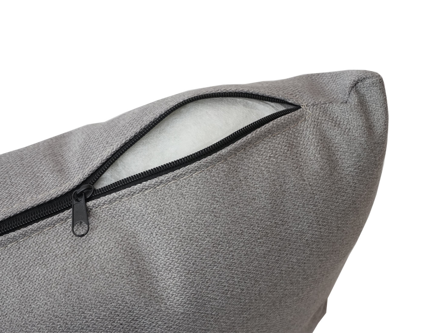 Cosmo Casa - Hoekbank L-vorm 3-zits - Slaapfunctie - Stof textiel - Grijs - 280 cm