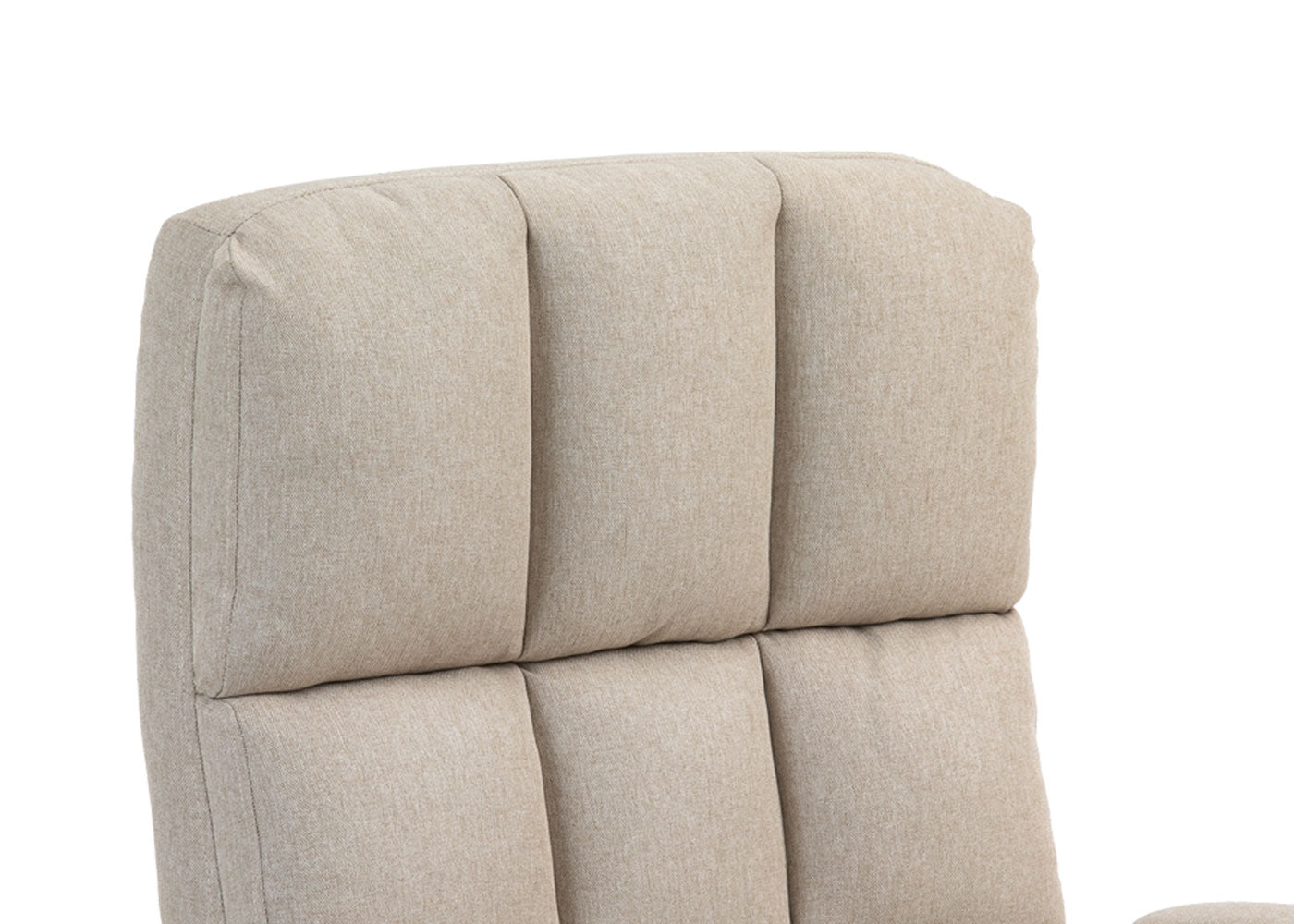 Cosmo Casa - Bureaustoel - Directiestoel - In Hoogte Verstelbaar - Stoftextiel Lichtbruin