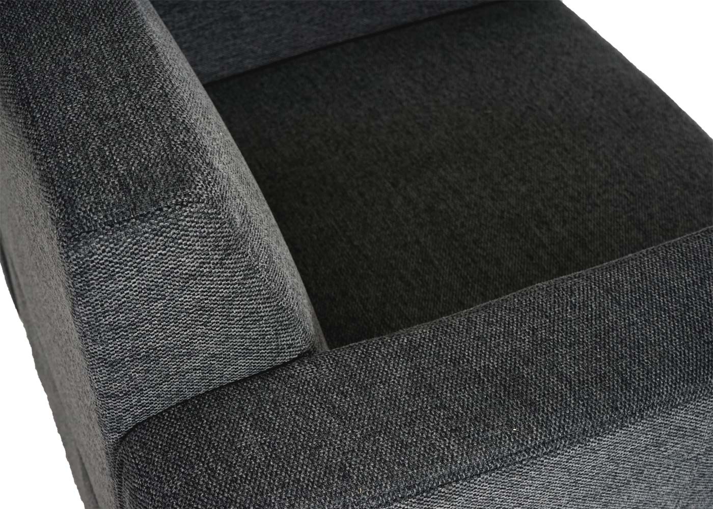 Cosmo Casa - Fauteuil - Lounge ontwerp - Textiel - Antracietgrijs