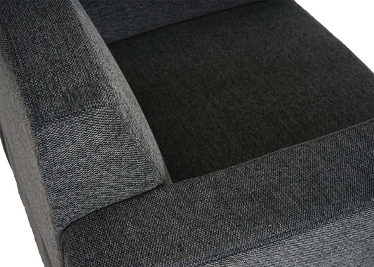 Cosmo Casa - Fauteuil - Lounge ontwerp - Textiel - Antracietgrijs