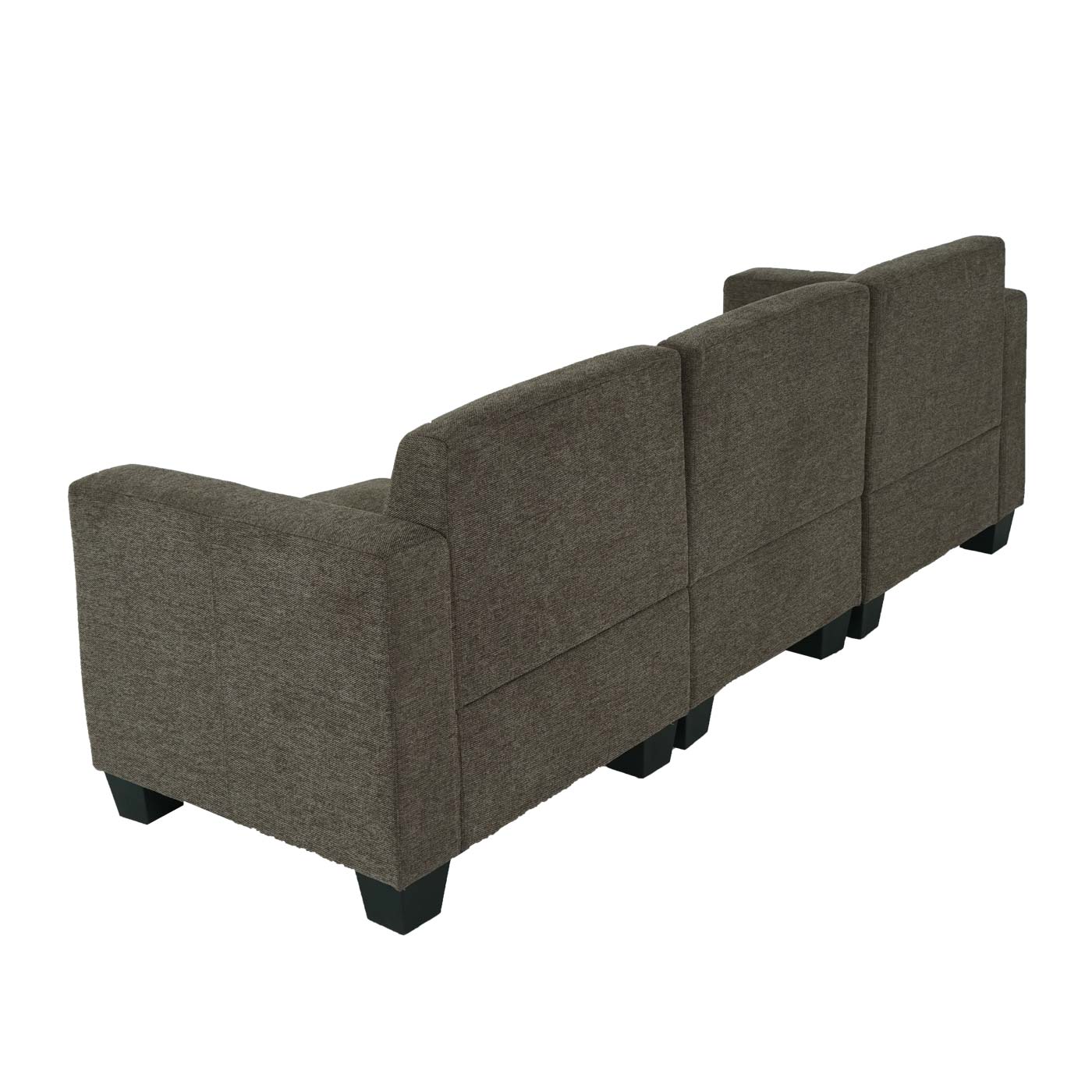 Cosmo Casa - 3-zitsbank - Modulair ontwerp - Stof textiel - Bruin