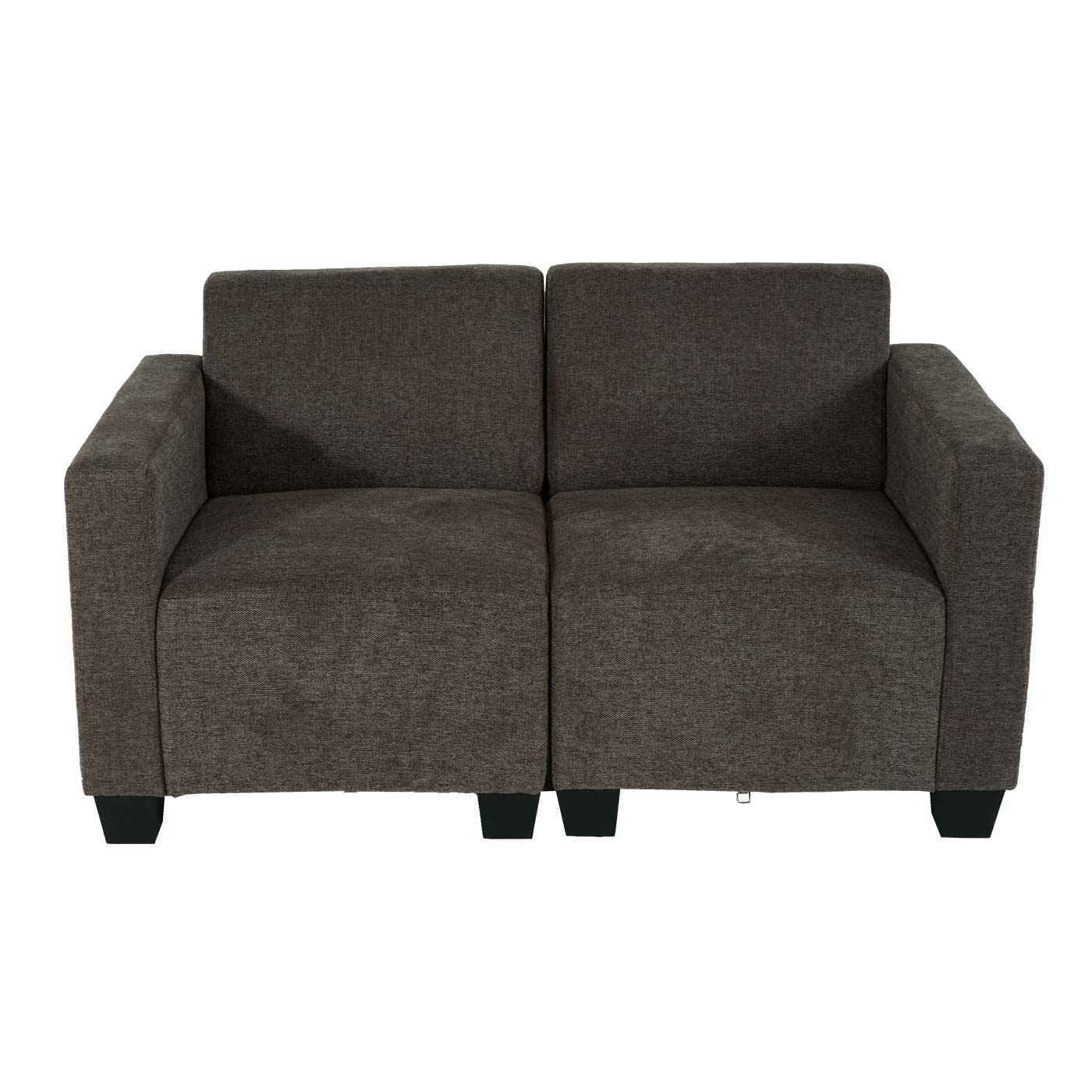 Cosmo Casa - 2-zitsbank - Modulair ontwerp - Stof textiel - Bruin