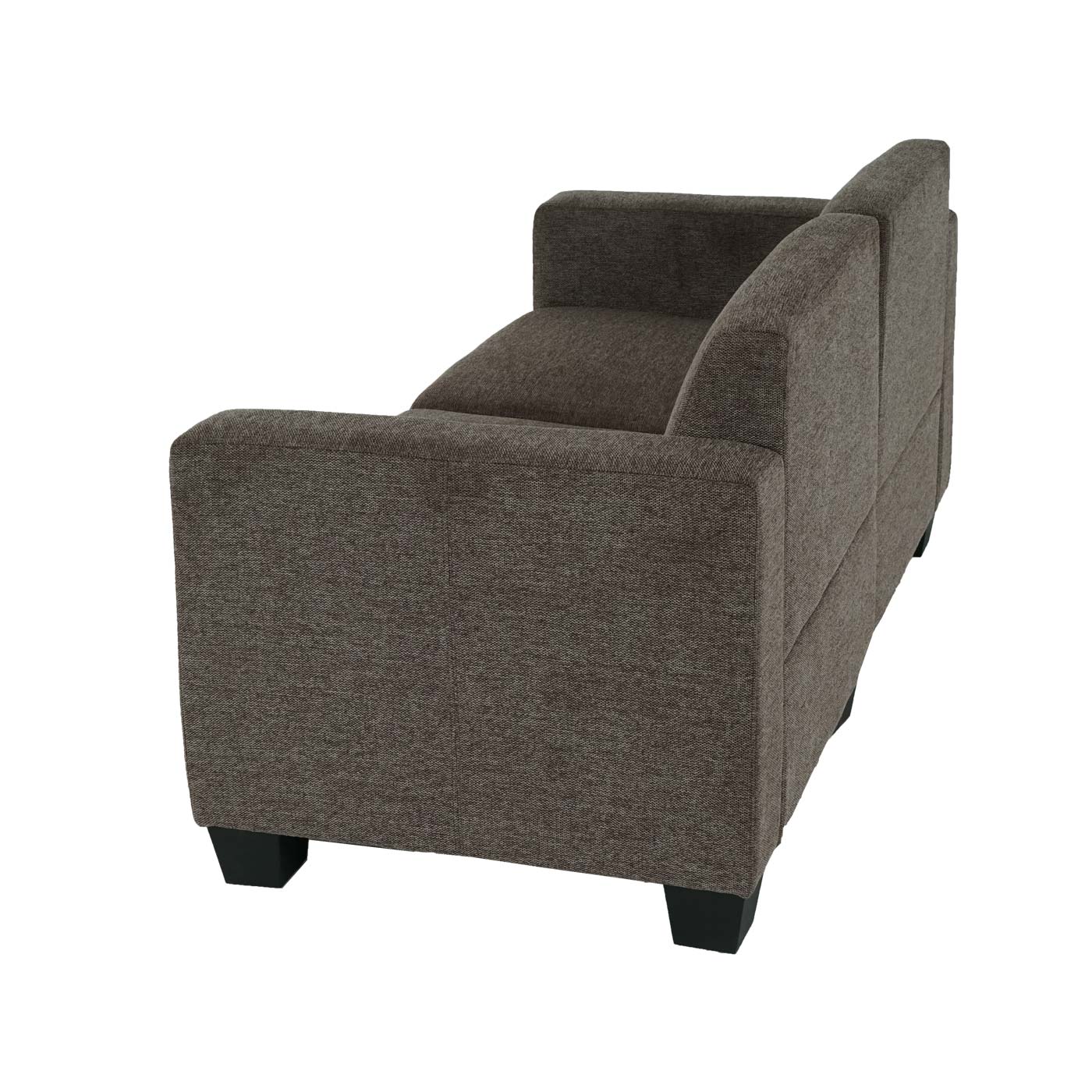 Cosmo Casa - 2-zitsbank - Modulair ontwerp - Stof textiel - Bruin