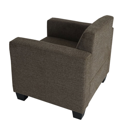 Cosmo Casa - Fauteuil - Lounge ontwerp - Textiel - Bruin