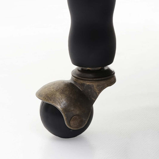 Cosmo Casa - Globe Bar - Wereldbol - Eucalyptushout - Zwart - 33 cm