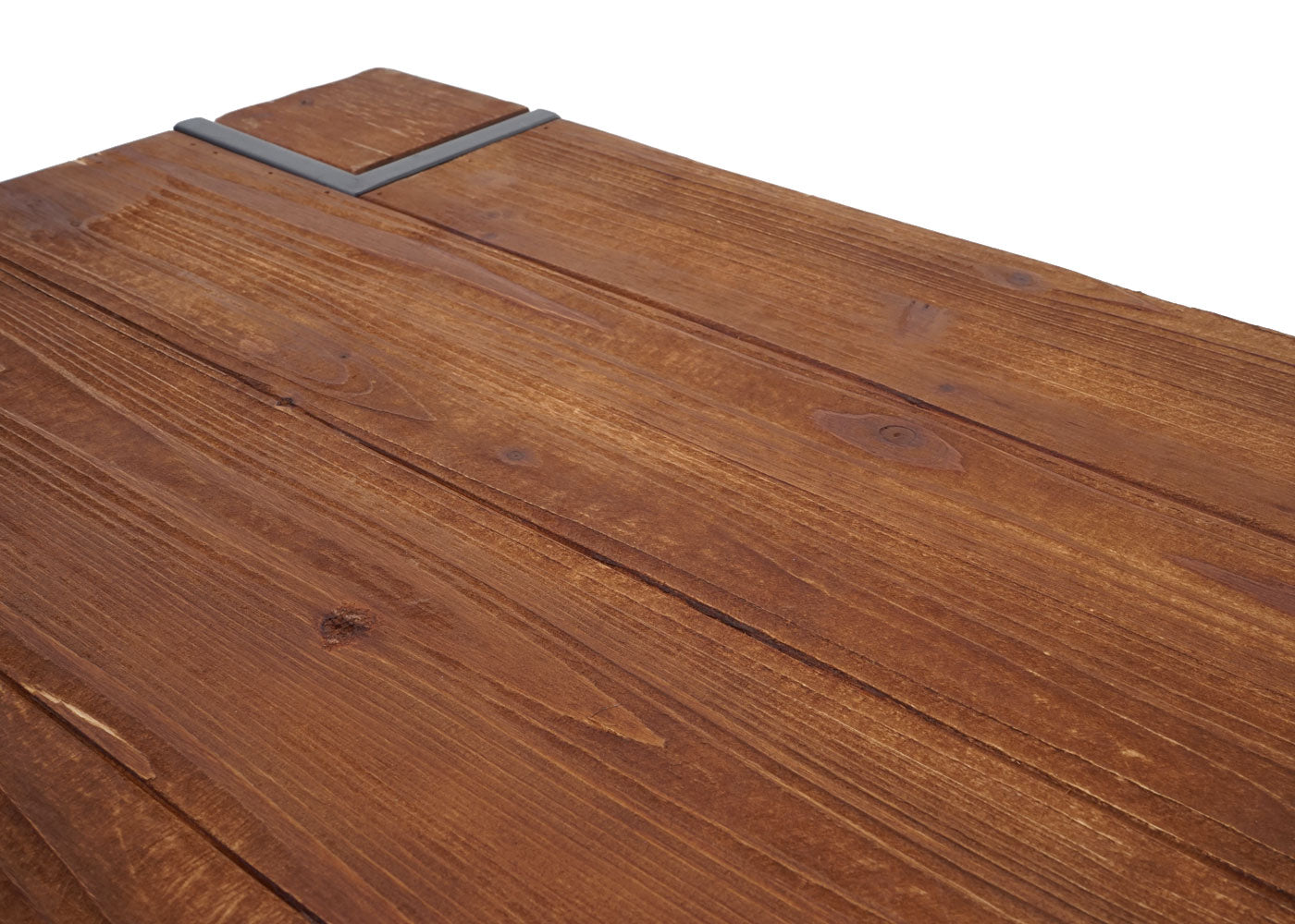 Cosmo Casa - Salontafel - Rustiek vierkant ontwerp - Massief dennenhout - Bruin - 70x70cm