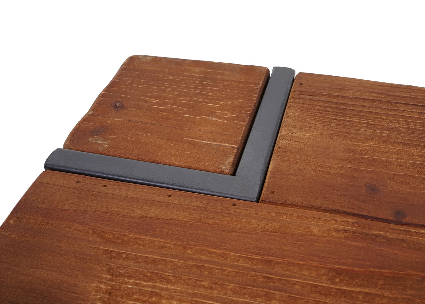 Cosmo Casa - Salontafel - Rustiek vierkant ontwerp - Massief dennenhout - Bruin - 70x70cm