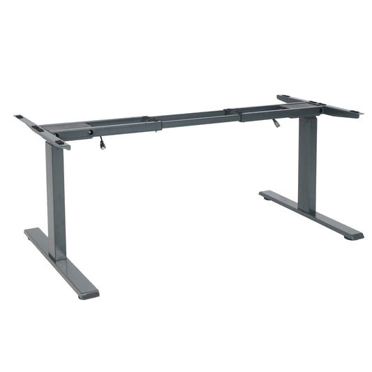 Cosmo Casa - Tafelonderstel elektrisch in hoogte verstelbaar - Variabel met geheugenfunctie - Metaal - Antracietgrijs