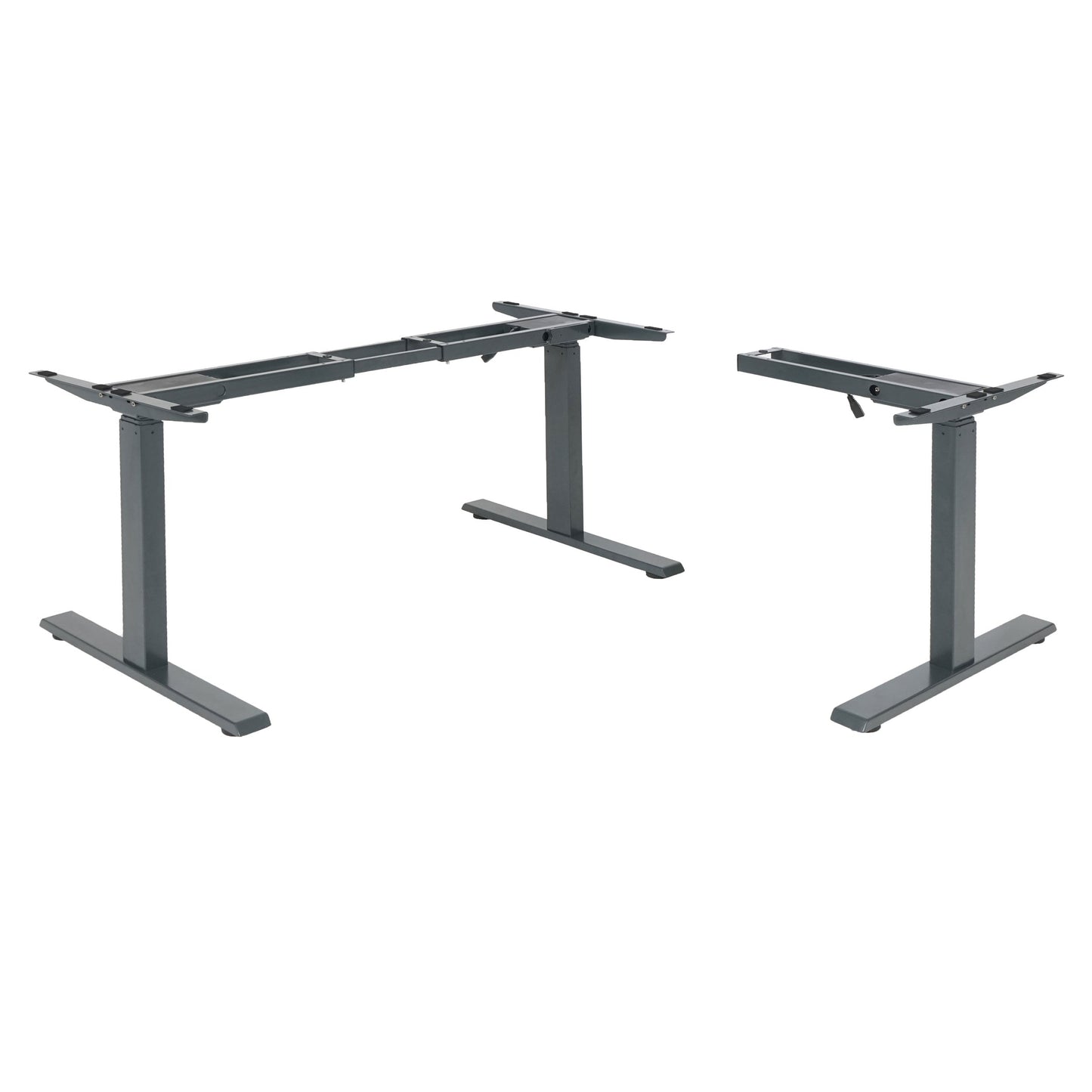 Cosmo Casa - Tafelonderstel elektrisch in hoogte verstelbaar - Variabel met geheugenfunctie - Metaal - Antracietgrijs