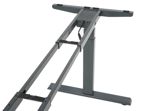 Cosmo Casa - Tafelonderstel elektrisch in hoogte verstelbaar - Variabel met geheugenfunctie - Metaal - Antracietgrijs