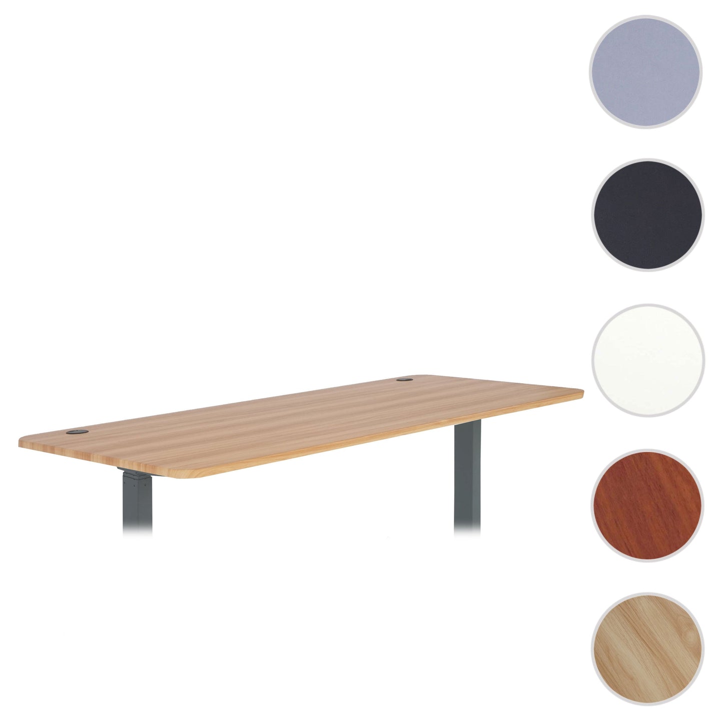 Cosmo Casa - Tafelblad - Gecertificeerd - MDF - Eikenkleurig - 160×80 cm