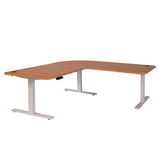 Cosmo Casa - Tafelblad Hoekbureau - Gecertificeerd - MDF - Eikenkleurig - 90 cm