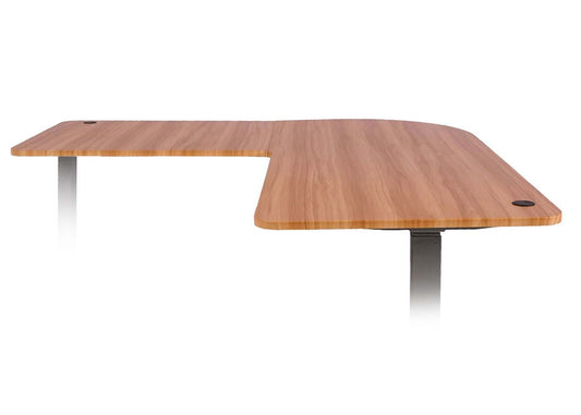 Cosmo Casa - Tafelblad Hoekbureau - Gecertificeerd - MDF - Eikenkleurig - 90 cm