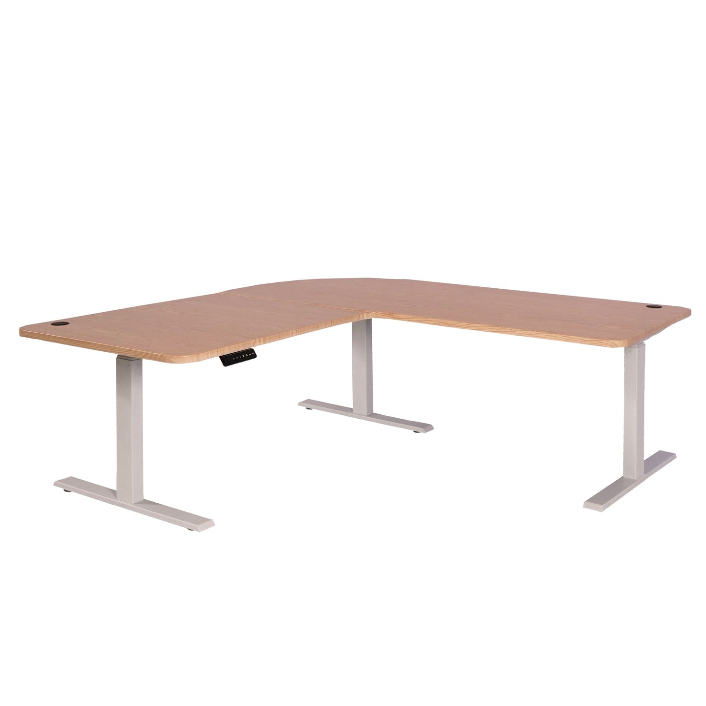 Cosmo Casa - Tafelblad Hoekbureau - Gecertificeerd - MDF - Lichtbruin - 90 cm