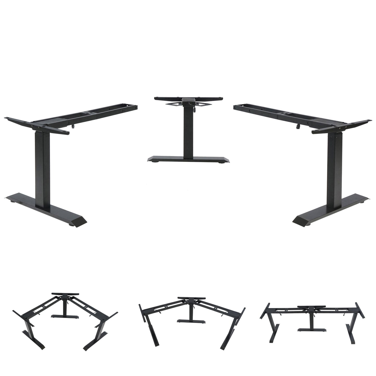 Cosmo Casa - Onderstel - Elektrisch verstelbaar - Metaal - Zwart - 47 kg