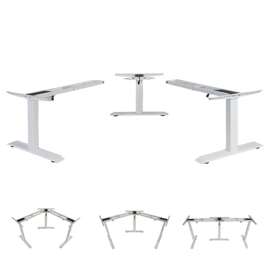 Cosmo Casa - Onderstel - Elektrisch verstelbaar - Metaal - Wit - 47 kg