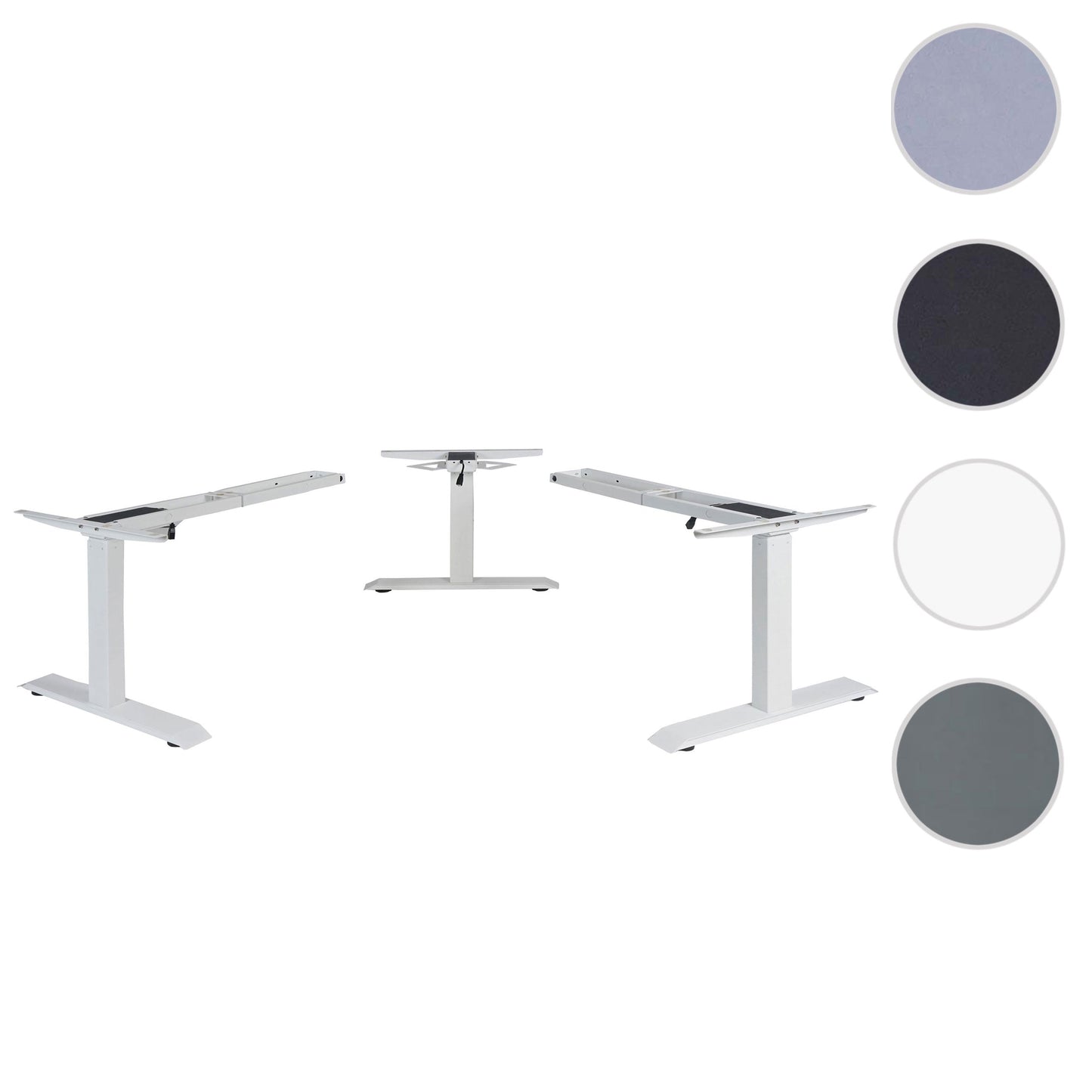 Cosmo Casa - Onderstel - Elektrisch verstelbaar - Metaal - Wit - 47 kg